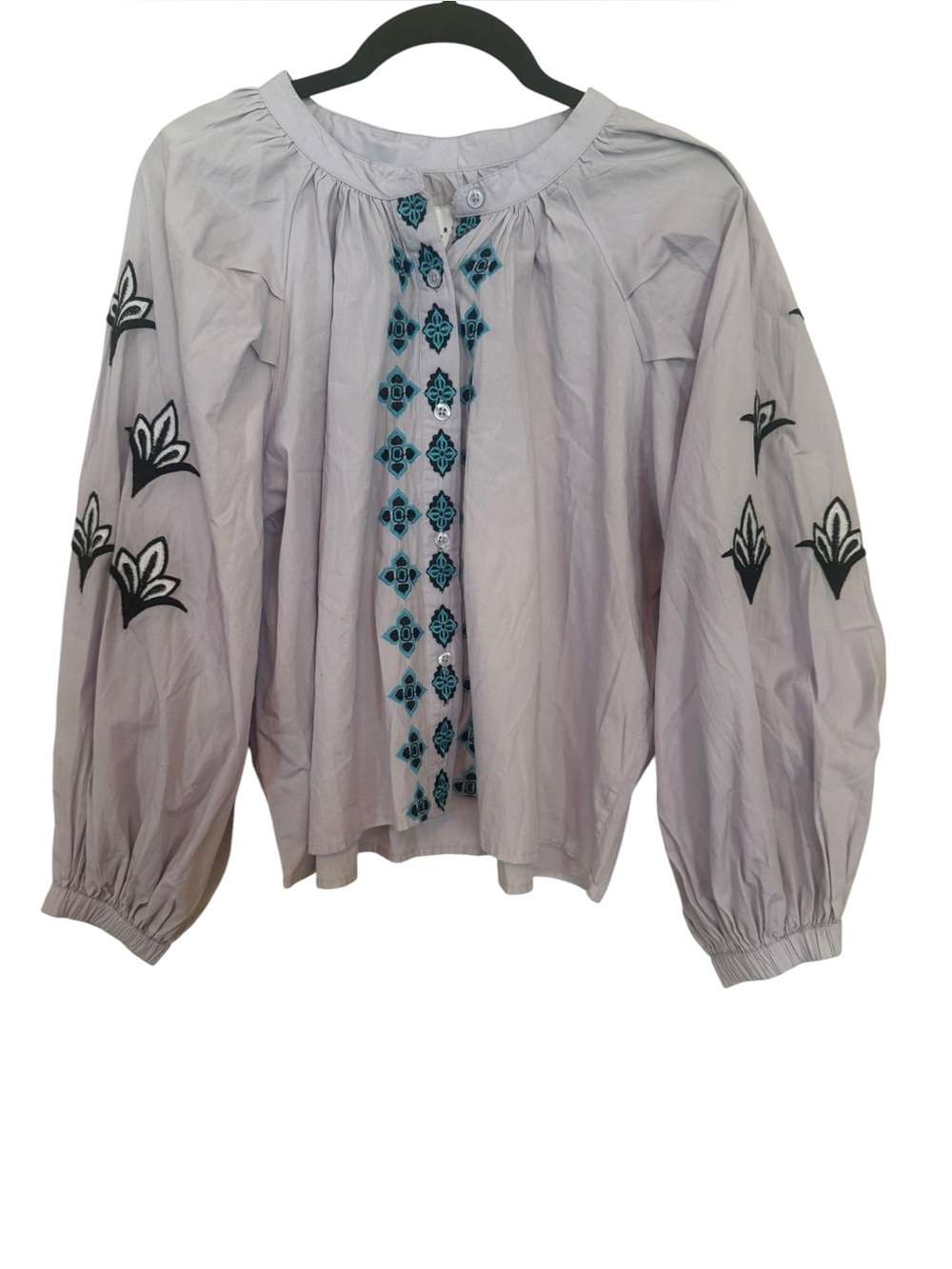 The Shirt Rochelle Behrens NWT Minka Shirt Lavender Size XS